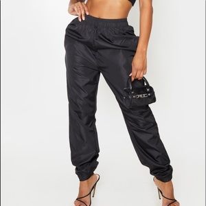 Prettylittlething shape high waist shell jogger